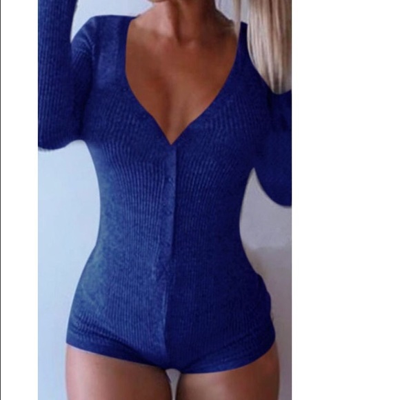 Blue Romper