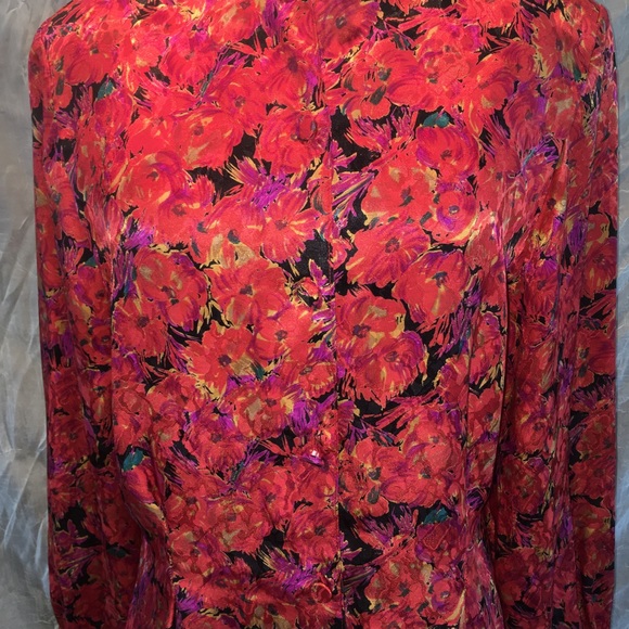 EJ Harper Floral Blouse - Picture 2 of 3