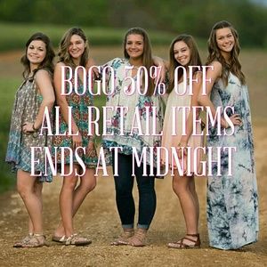 BOGO 50% OFF TODAY ONLY