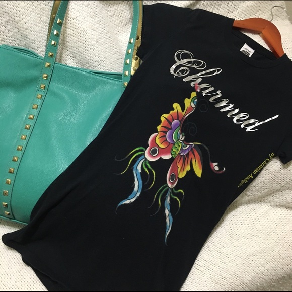 Ed Hardy CHARMED Butterfly tshirt