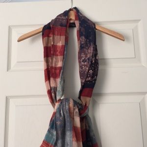 Ralph Lauren Scarf -Distressed American flag! 🇺🇸