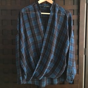 ❤️HOST PICK❤️ Zara plaid top