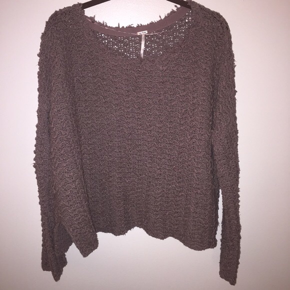 Free people small chunky knit sweater