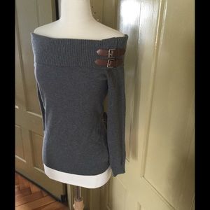 🍀 Gray Sweater Top by Ralph Lauren size Medium