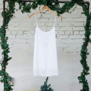 Mumu Reville Mini Dress in White