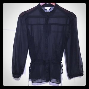 LOFT SHEER BLOUSE size 2