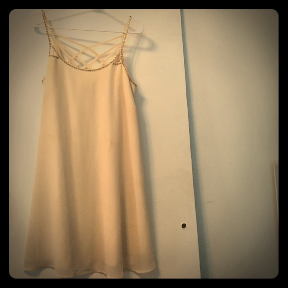 Forever 21 cream/ off-white swing dress