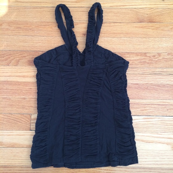 Liefsdottir black ruched halter - Picture 2 of 4