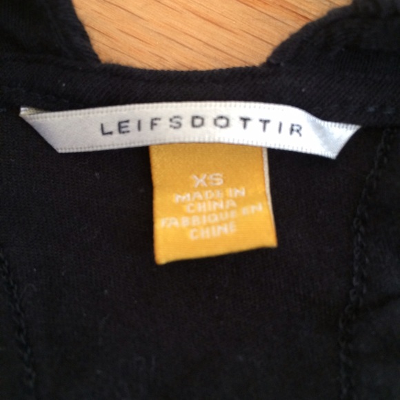 Liefsdottir black ruched halter - Picture 3 of 4