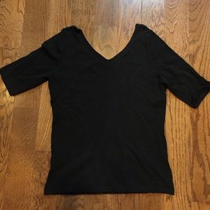 💥sale💥 Black loft front and back v neck