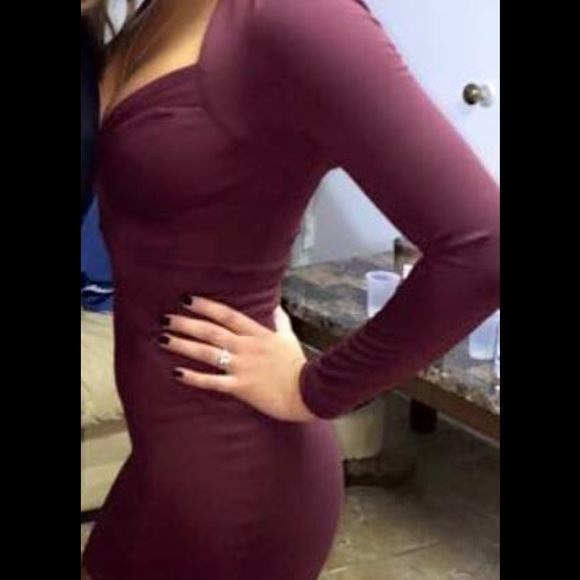 Tobi Medium Maroon Dress!