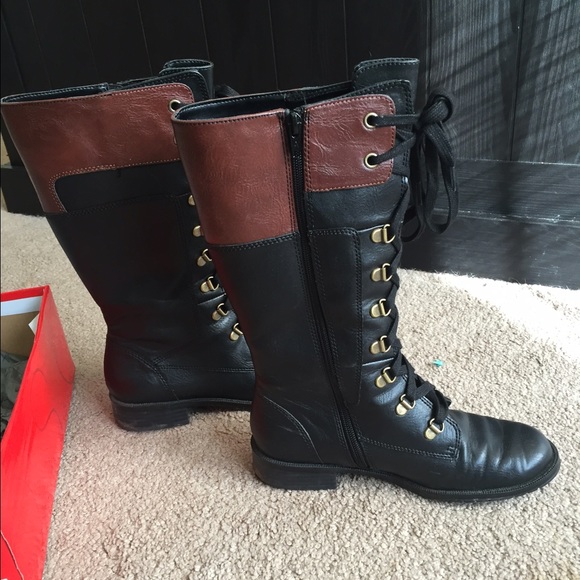 Lace up boots