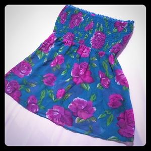 Betsey Johnson floral tube top