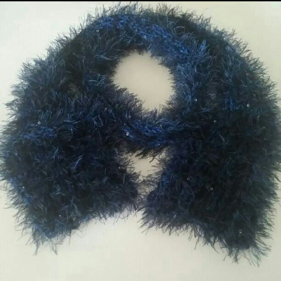 Beautiful Navy Blue Scarf