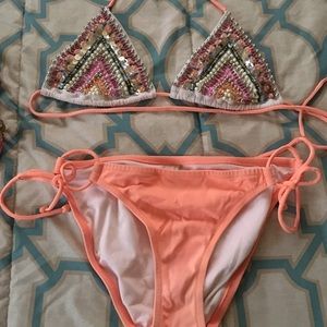 Victoria Secret beaded bikini