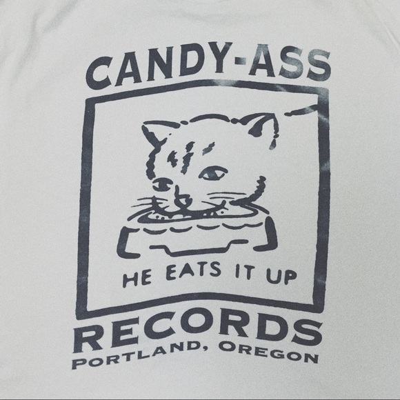 SOLD: VINTAGE Candy-Ass Records T-Shirt ! - Picture 2 of 4
