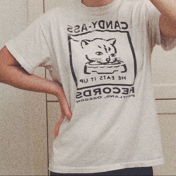 SOLD: VINTAGE Candy-Ass Records T-Shirt ! - Picture 4 of 4