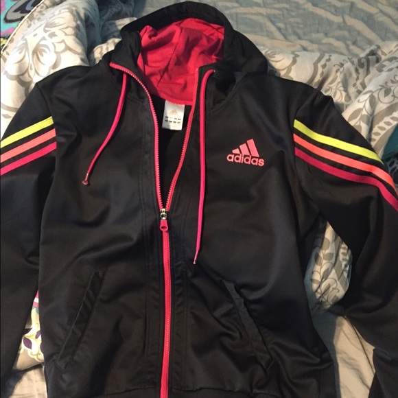 Woman's L adidas zip up hoody