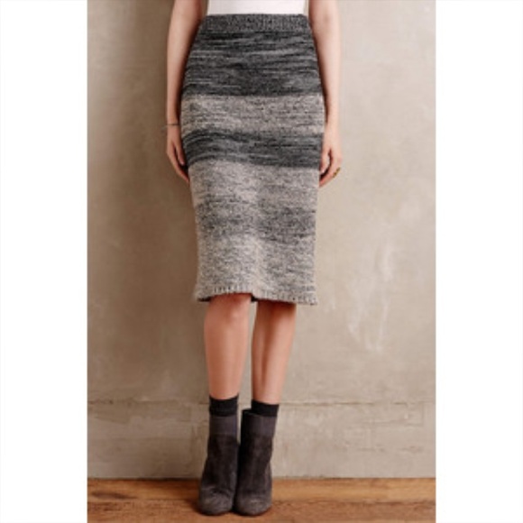 ANTHROPOLOGIE Maeve sweaterknit pencil skirt