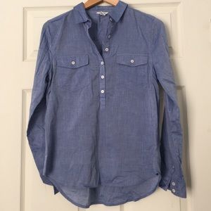 Forever 21 blue collared shirt.