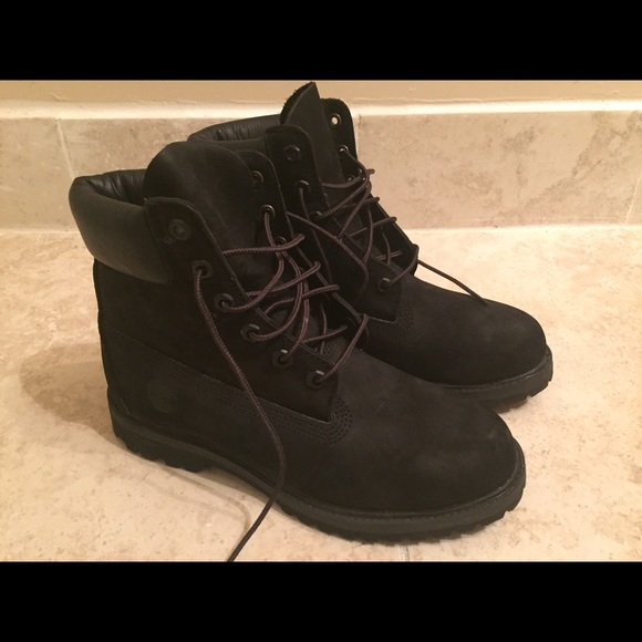 Women's Black Timberlands