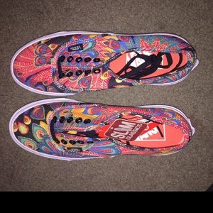 Peacock Vans in perfect condition(never worn)