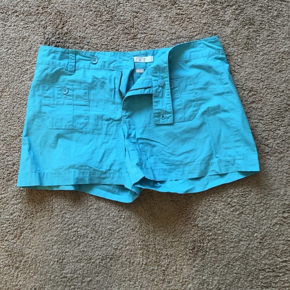 Loft turquoise shorts