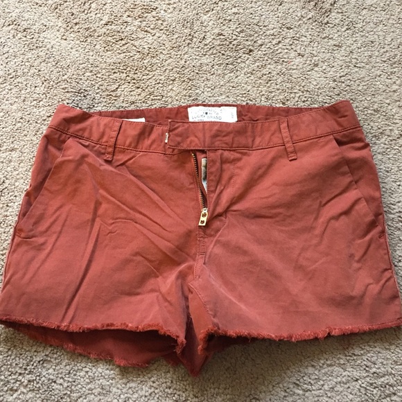Lucky Brand burgundy cut offs