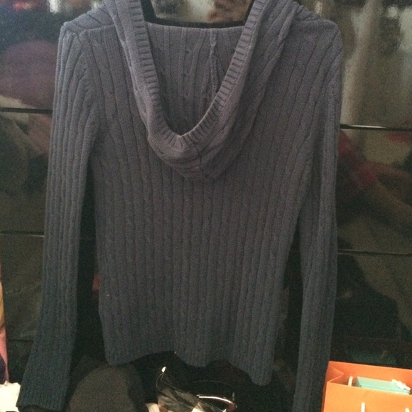 Old Navy knit sweater w/ hood - Picture 2 of 2