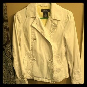 White blazer,