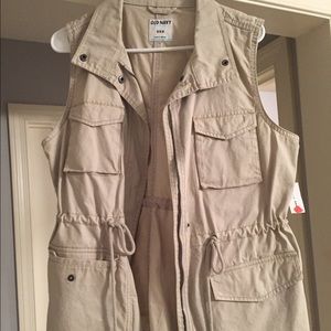 Old Navy Kahki Utility Vest