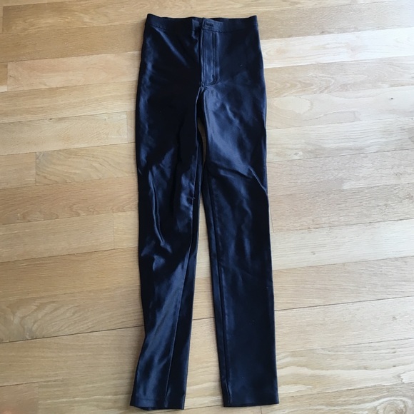 American apparel black stretch pants