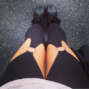 Garter style leggings