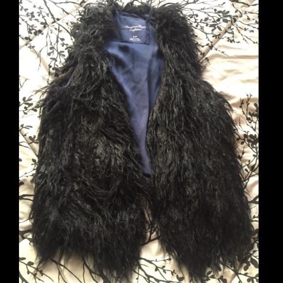 Faux fur vest