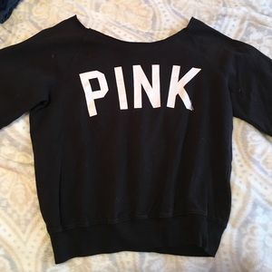 Swoop neck PINK sweater