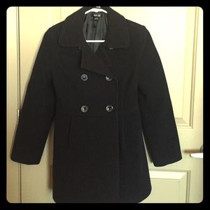 Black pea coat