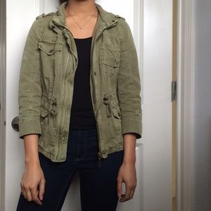 ZARA Green Army Jacket
