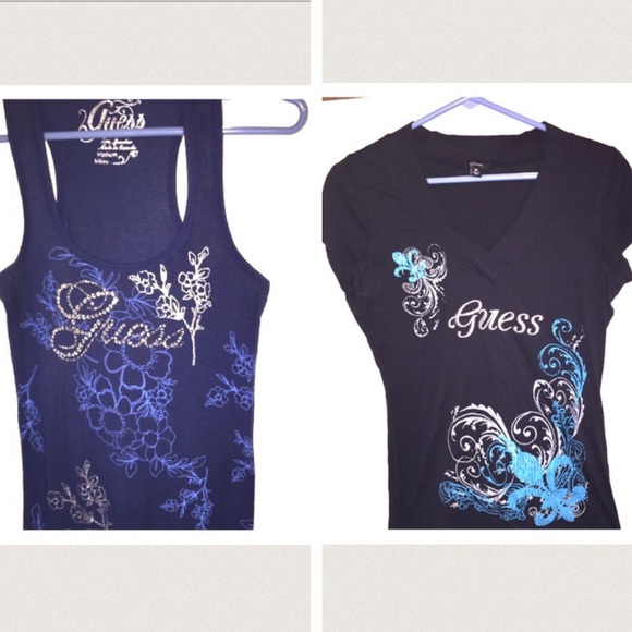 ‼️2 for 15$ guess shirts‼️😱