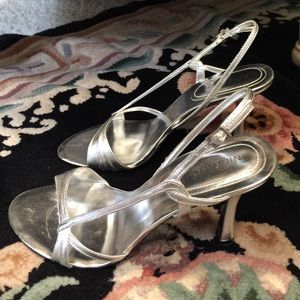 Silver shoes