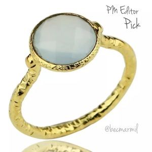 Mermaid scale Natural Chalcedony Gemstone