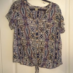 Short Sleeve Lucky Brand Top