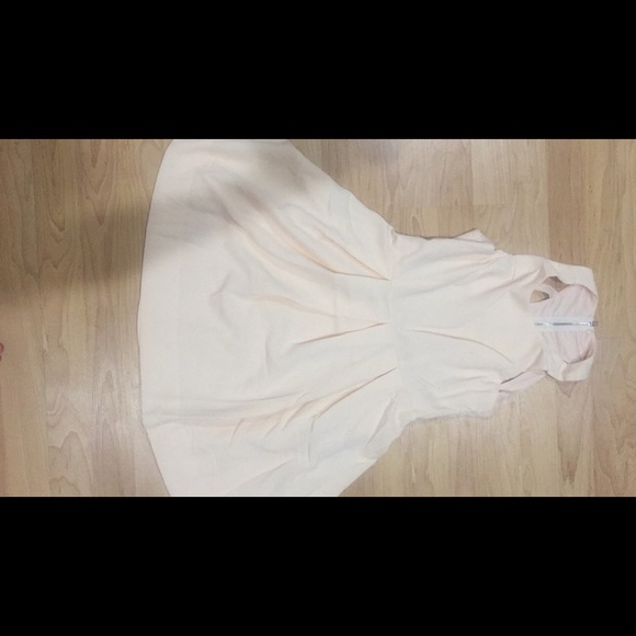 Brand new cream Lulu's back detail dress