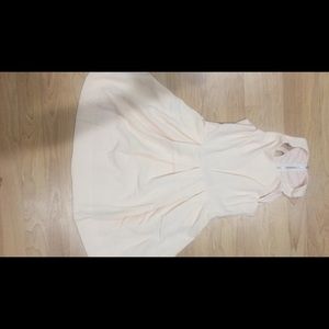 Brand new cream Lulu's back detail dress