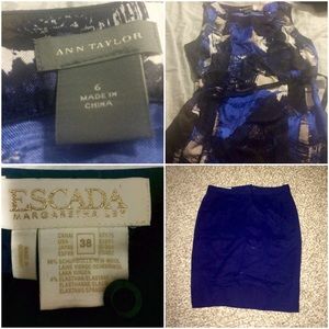 ✨Escada skirt and Ann Taylor top✨