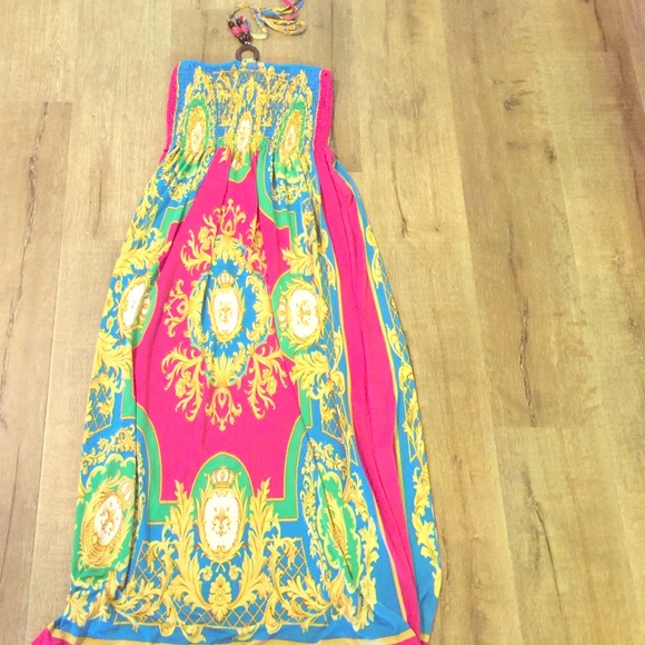 Maxi multi color dress