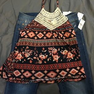 Spaghetti strap crop top