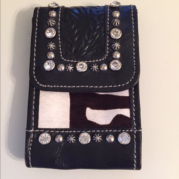 American West Leather Phone Clip