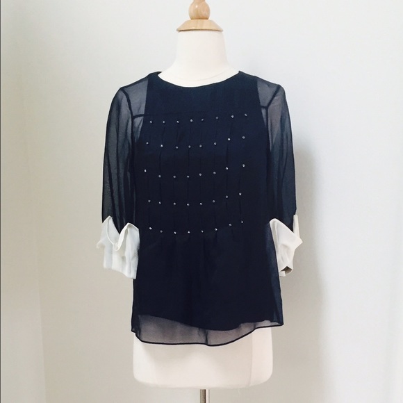 3.1 Phillip lim rhinestone blouse