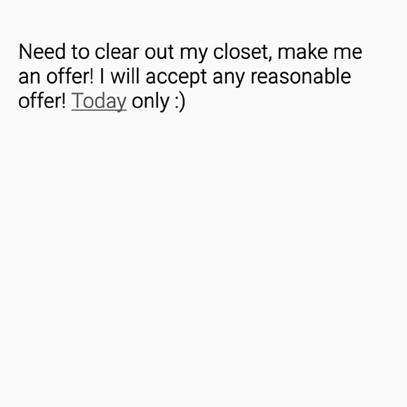 Make me an offer