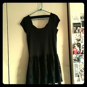 Fun and flirty black dress!